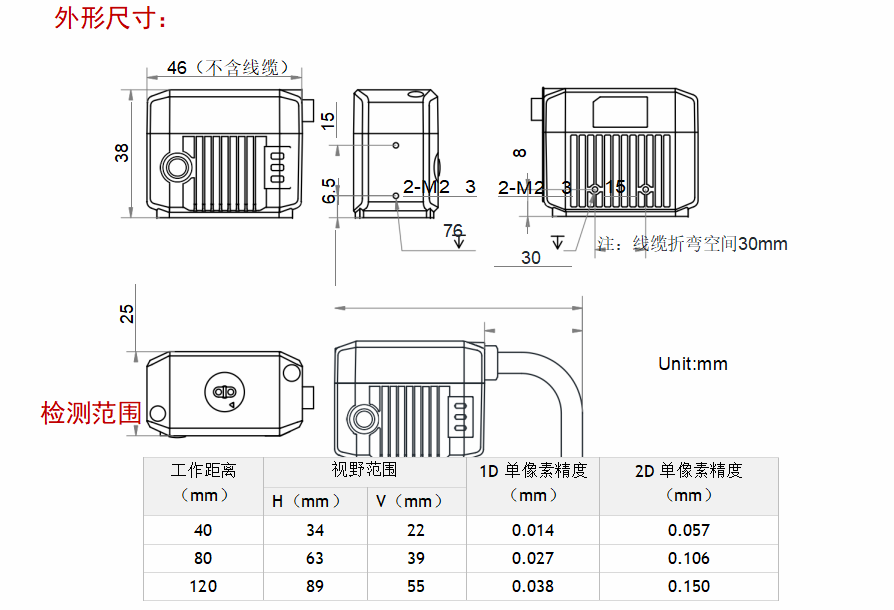 ?？礛V-RD716-2智能讀碼器尺寸圖